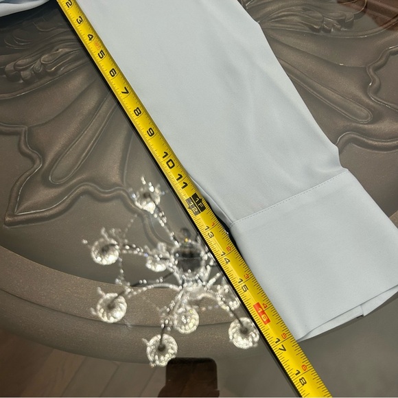 💎Zara Light Blue Rhinestone Detail  Shirt Med - Picture 9 of 13